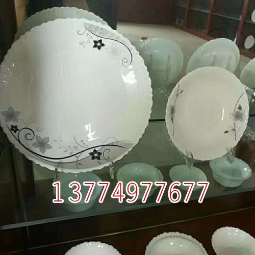 乳白玻璃餐具用品-002